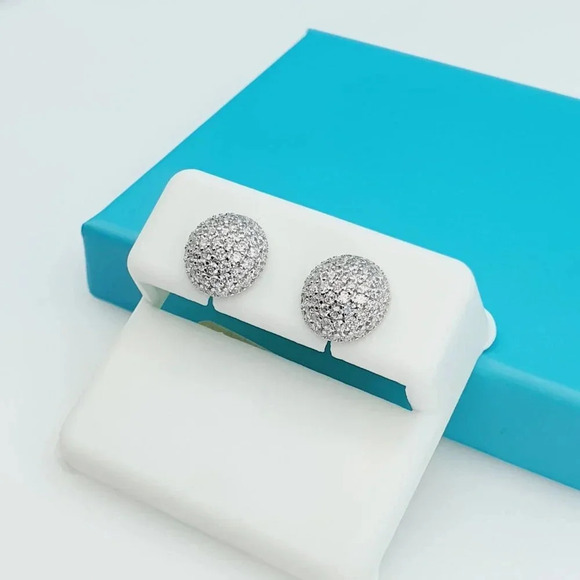 "925 Sterling Silver CZ Beautiful Earrings for Women, 1USPAR4174 - Picture 5 of 11